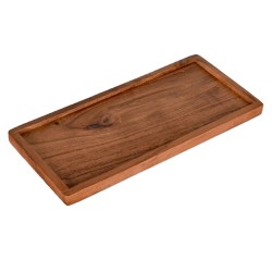 Plateau rectangle en bois d'acacia