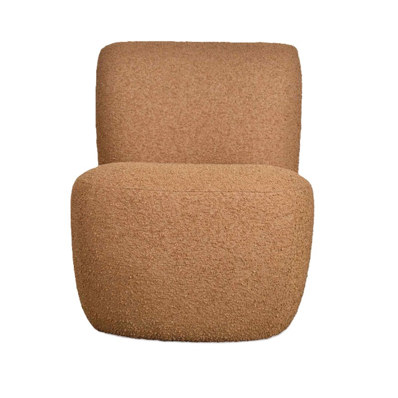 Fauteuil EVE tissu bouclette